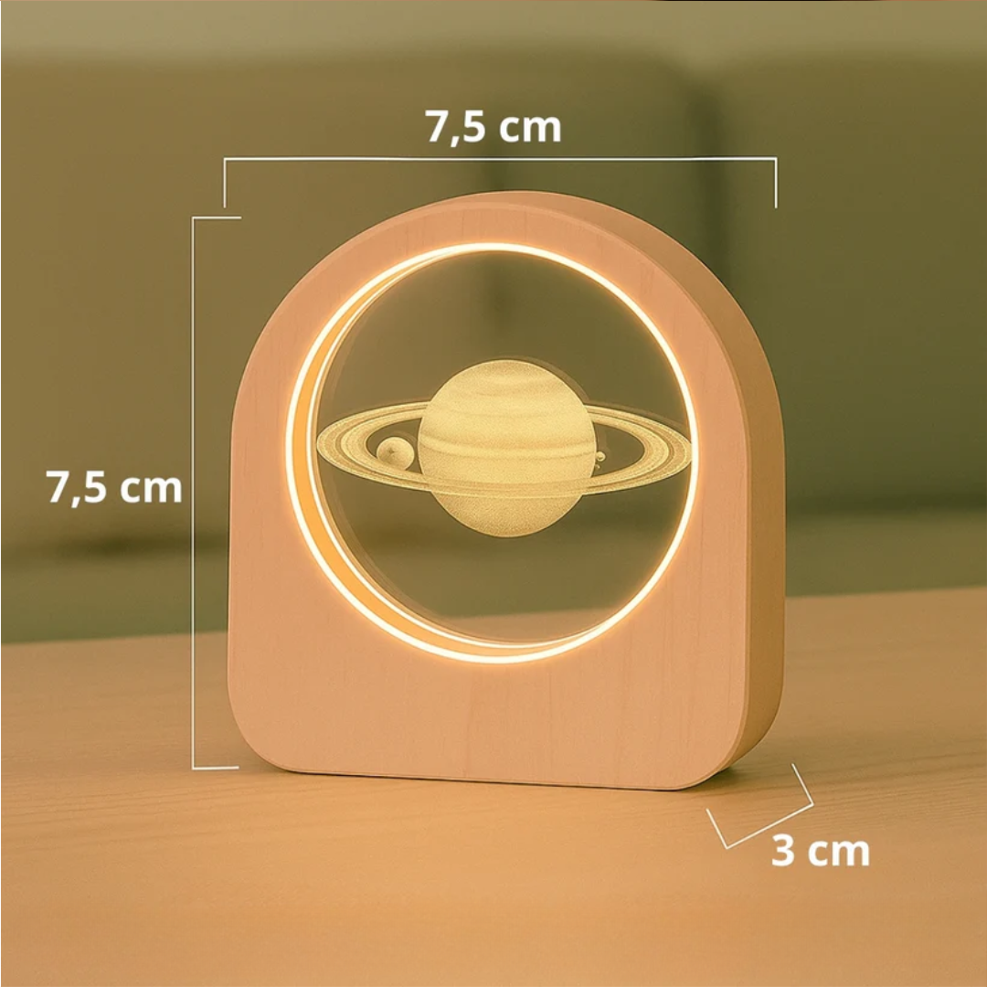 Cristal Luminoso 3D | Recordações Iluminadas