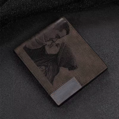 Carteira Premium Personalizada Com Foto - Crie uma Lembrança Única para o Dia dos Pais