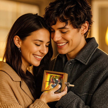 Porta-Retrato Flipbook Personalizado com Luz