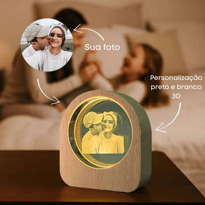 Cristal Luminoso 3D | Recordações Iluminadas